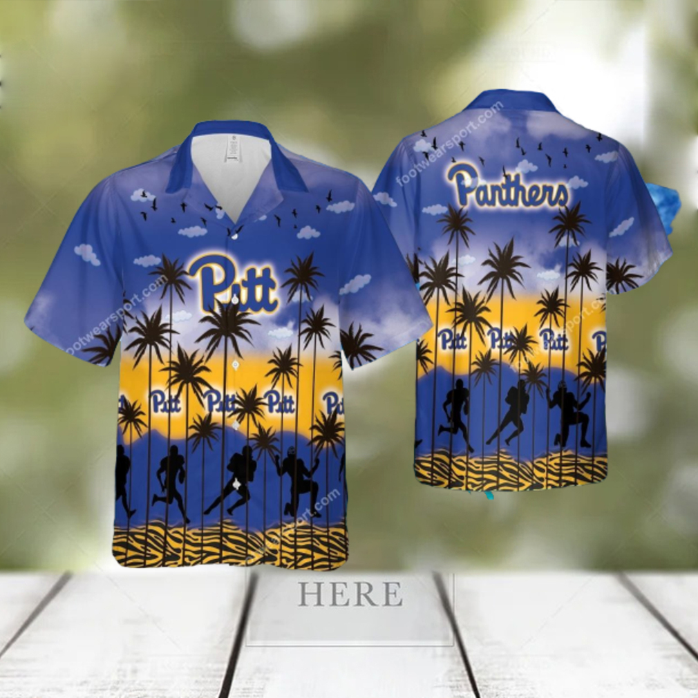 Pittsburgh Panthers Aloha Hawaiian Shirt Pattern Coconut Tree Gift Summer Pittsburgh Panthers Aloha Hawaiian Shirt Pattern Coconut Tree Gift Summer