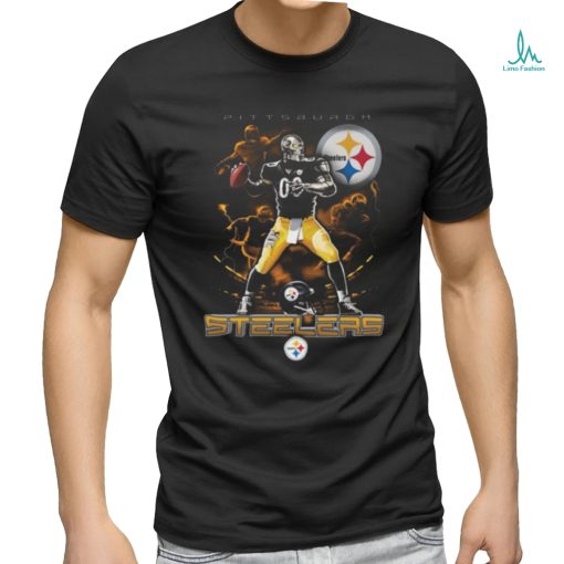 Pittsburgh Steelers Mascot On Fire NFL Shirt