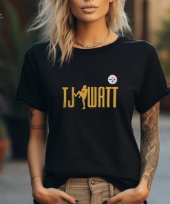 Pittsburgh Steelers T.J. Watt Fanatics Branded Black Checkdown T Shirt