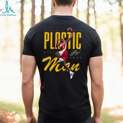Plastic Man Stacey Augmon Atlanta Hawks T Shirt