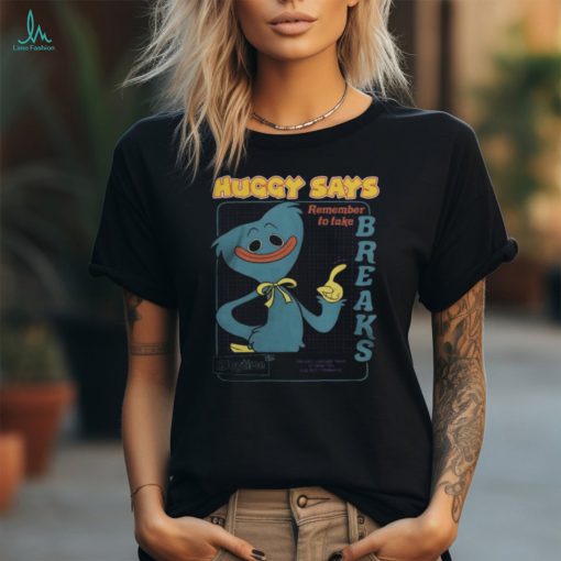 Poppy Playtime Merch Huggy Wuggy Huggy Says Tee shirt