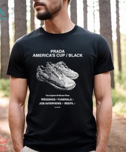 Prada America’s Cup Black The s All Round Shoe Weddings Funerals Job Interviews Beefs Shirt
