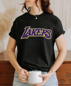 Pro Standard Men's Los Angeles Lakers Blue Chenille T Shirt