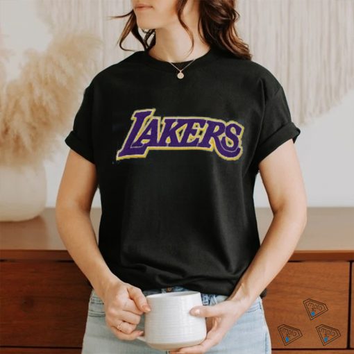 Pro Standard Men's Los Angeles Lakers Blue Chenille T Shirt