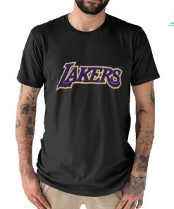 Pro Standard Men's Los Angeles Lakers Blue Chenille T Shirt