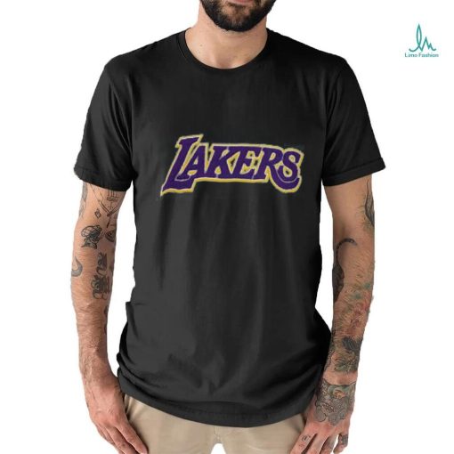 Pro Standard Men's Los Angeles Lakers Blue Chenille T Shirt