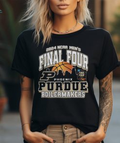 Purdue Basketball Shirt Champion Purdue Boilermakers Black 2024 Final Four Desert Ball Short Sleeve T Shirt