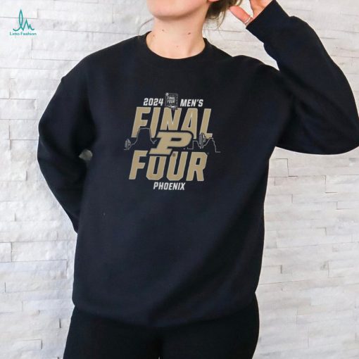 Purdue Basketball Shirt Purdue Mbb 2024 Final Four Skyline T Shirt