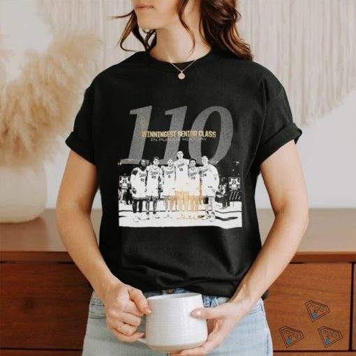 Purdue Boilermakers 110 winningest senior class in Purdue history shirt