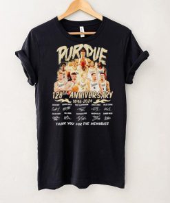 Purdue Boilermakers 128th anniversary 1896 2024 thank you for the memories shirt