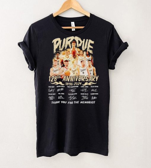 Purdue Boilermakers 128th anniversary 1896 2024 thank you for the memories shirt