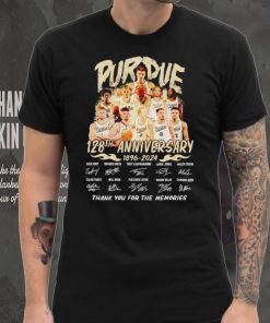 Purdue Boilermakers 128th anniversary 1896 2024 thank you for the memories shirt