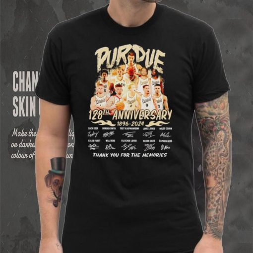 Purdue Boilermakers 128th anniversary 1896 2024 thank you for the memories shirt
