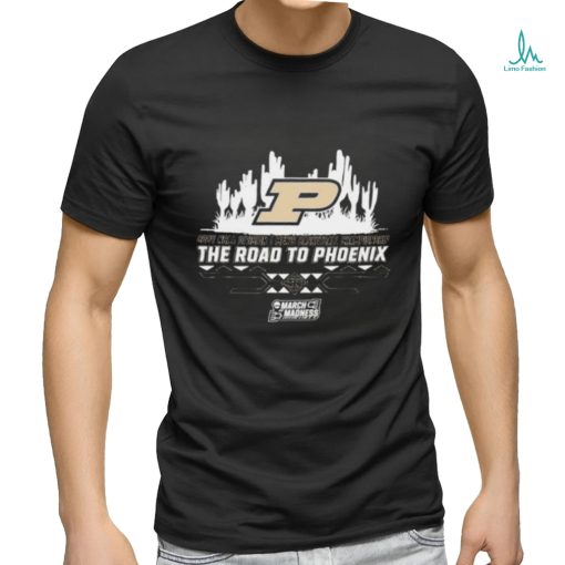 Purdue Boilermakers Basketball the road to phoenix march madness 2024 shirt