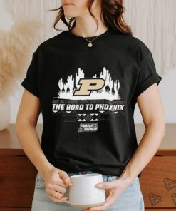 Purdue Boilermakers Basketball the road to phoenix march madness 2024 shirt