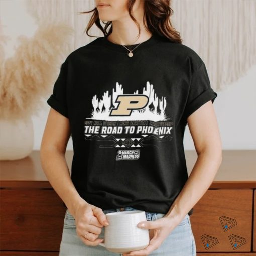 Purdue Boilermakers Basketball the road to phoenix march madness 2024 shirt