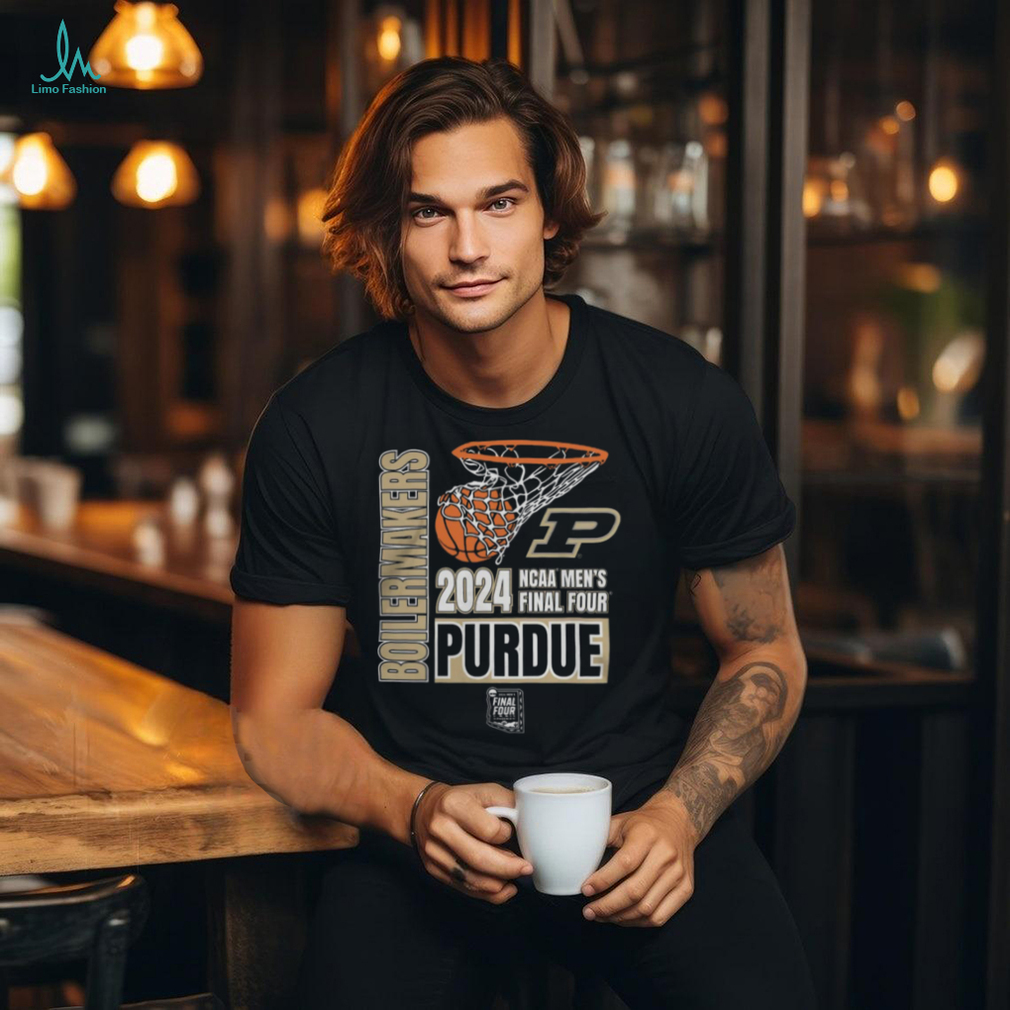 Purdue Boilermakers Black 2024 Final Four Net Short Sleeve T Shirt Purdue Boilermakers Black 2024 Final Four Net Short Sleeve T Shirt