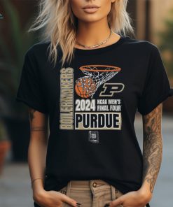 Purdue Boilermakers Black 2024 Final Four Net Short Sleeve T Shirt
