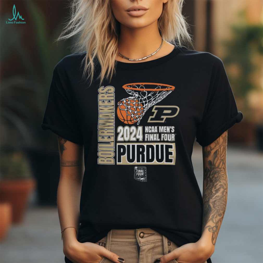 Purdue Boilermakers Black 2024 Final Four Net Short Sleeve T Shirt Purdue Boilermakers Black 2024 Final Four Net Short Sleeve T Shirt