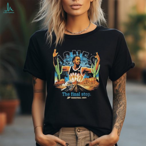 Purdue Boilermakers Lance Jones’s The Final Stop Basketball 2024 Shirt