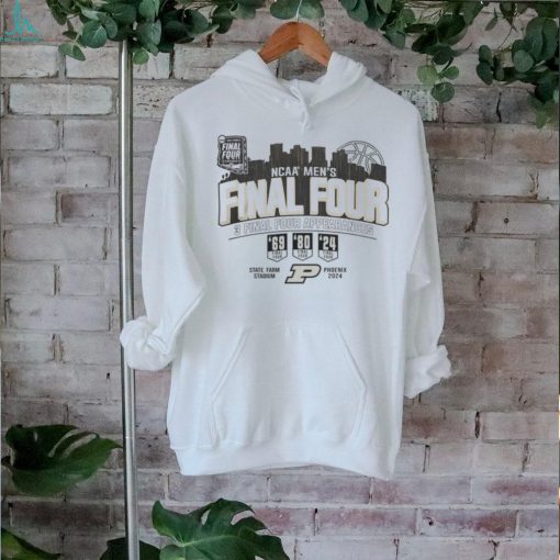 Purdue Boilermakers White 2024 Final Four Banners T Shirt