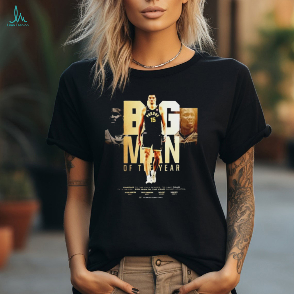 Purdue Boilermakers Zach Edey Big Man Of The Year T Shirt Purdue Boilermakers Zach Edey Big Man Of The Year T Shirt