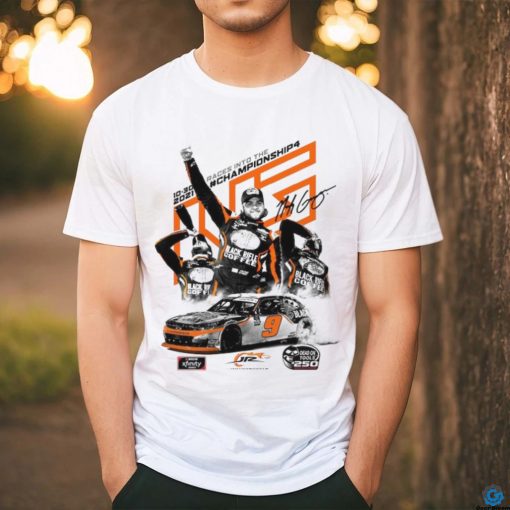 R Motorsports Official Team Apparel White Noah Gragson 2021 NASCAR Xfinity Series Dead On Tools 250 Race Win T Shirt