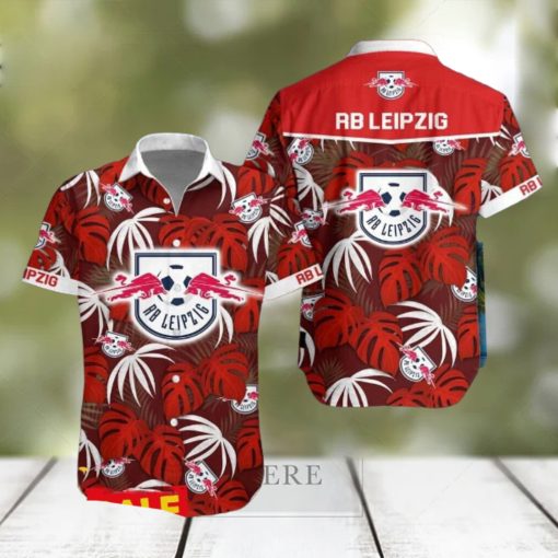 RB Leipzig Hawaiian Shirt Beach Tropical Leaf For Men Women Fans