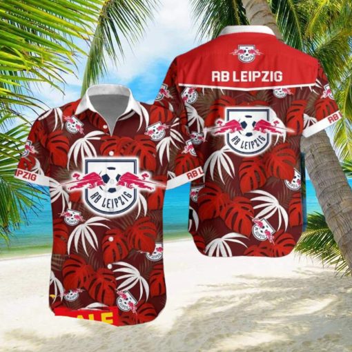 RB Leipzig Hawaiian Shirt Beach Tropical Leaf For Men Women Fans