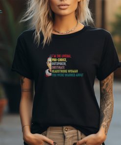 RBG I’m The Liberal Pro choice Outspoken Obstinate Headstrong Woman 3 4 Sleeve Raglan shirt