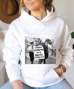 Rachel Riley Wearing Jeremy Corbyn Is A Racist Endeavour Shirt