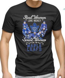 Real Women Love Hockey Smart Women Love The Toronto Maple Leafs 2024 Shirt