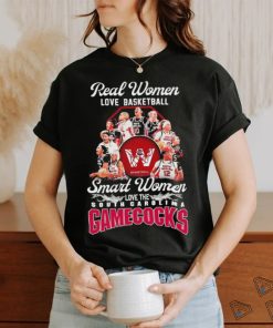 Real Women’s love basketball smart women love the South Carolina Gamecocks 2024 Final Four Shirt