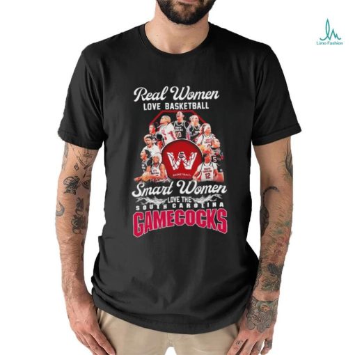 Real Women’s love basketball smart women love the South Carolina Gamecocks 2024 Final Four Shirt