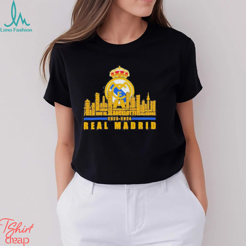 Real madrid Football fan 2024 city horizon Shirt Real madrid Football fan 2024 city horizon Shirt