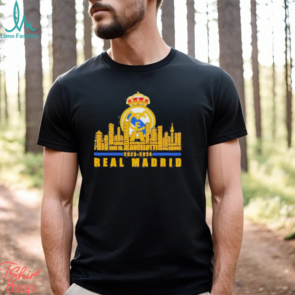 Real madrid Football fan 2024 city horizon Shirt Real madrid Football fan 2024 city horizon Shirt