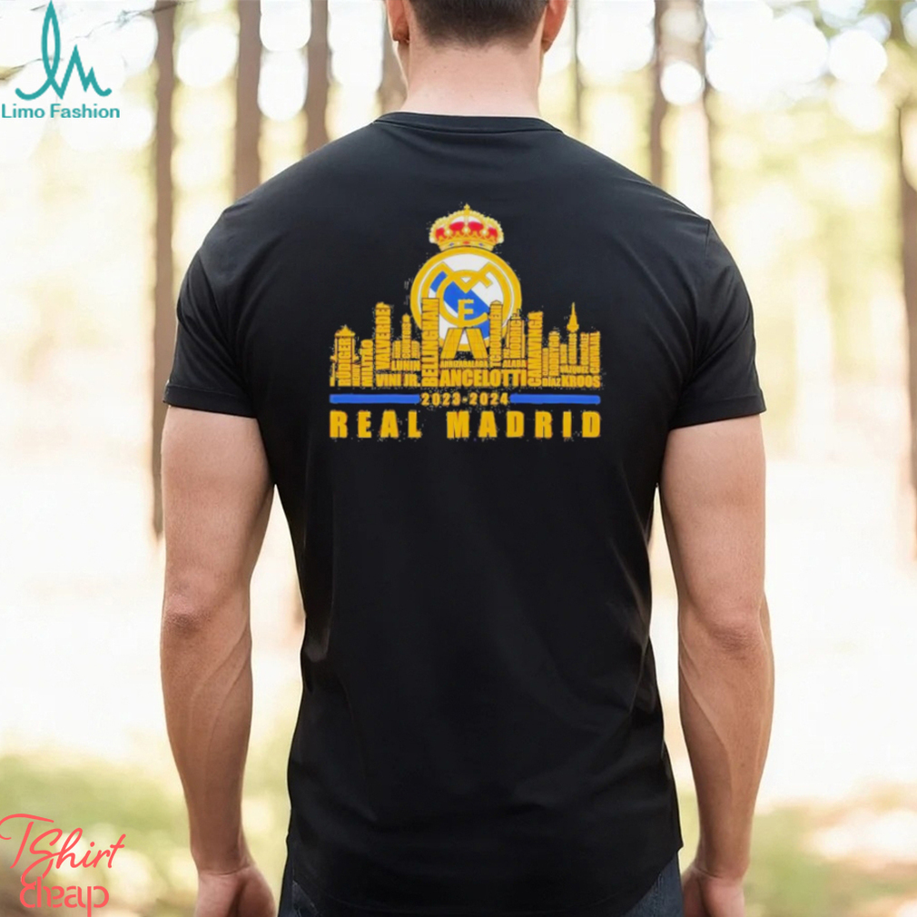 Real madrid Football fan 2024 city horizon Shirt Real madrid Football fan 2024 city horizon Shirt