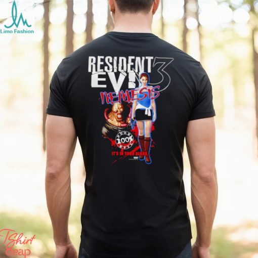 Resident Evil 3 Nemesis it’s in your blood game shirt