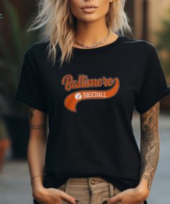 Retro Baltimore Baseball Vintage Swoosh Classic T Shirt