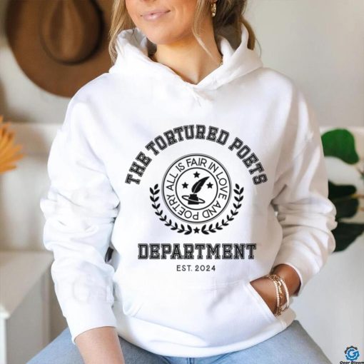 Retro Tortured Poets Department Album Est 2024 shirt