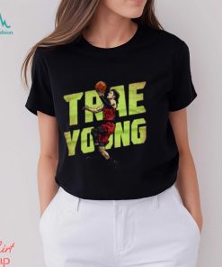 Retro Vintage NBA Atlanta Hawks Team Trae Young T Shirt