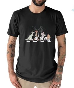 Rex Woody Buzz Lightyear and Mr. Potato Head crossing Abbey Road shirt