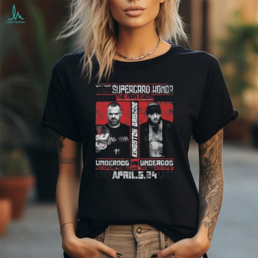 Ring of Honor ROH Supercard of Honor 2024 Matchup Eddie Kingston vs Mark Briscoe T Shirt