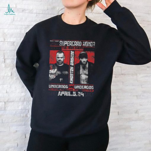 Ring of Honor ROH Supercard of Honor 2024 Matchup Eddie Kingston vs Mark Briscoe T Shirt