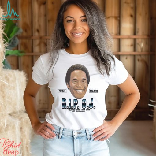 Rip Oj Shirt, Going Away Condolence Short Shirts