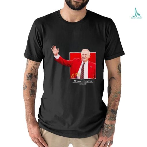 Rip Whitey Herzog St Louis Cardinals 1931 2024 Signature Shirt