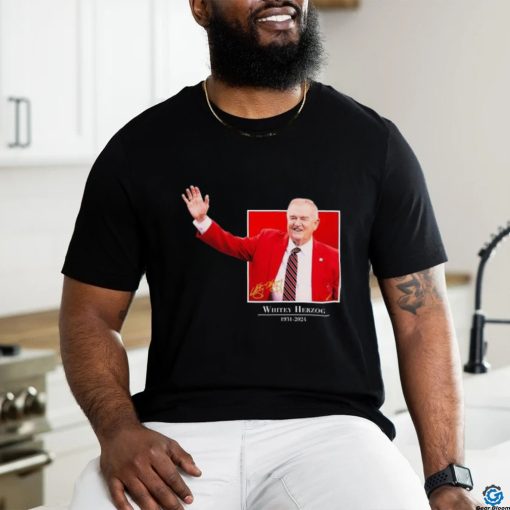Rip Whitey Herzog St Louis Cardinals 1931 2024 Signature Shirt