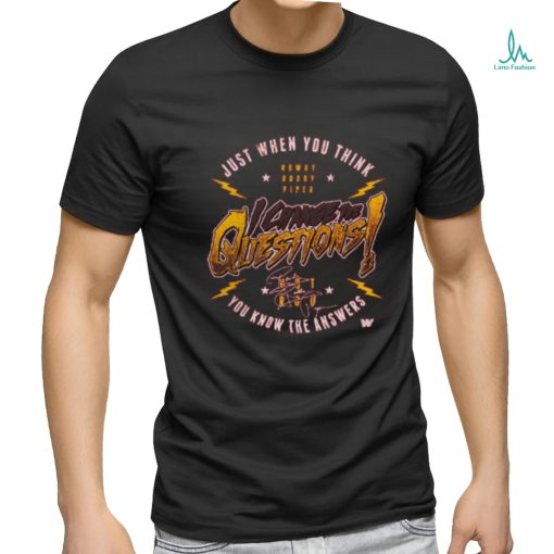 Roddy Piper I Change The Question shirt