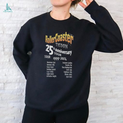 Rollercoaster Tycoon Rct 25Th Anniversary Tour T Shirt