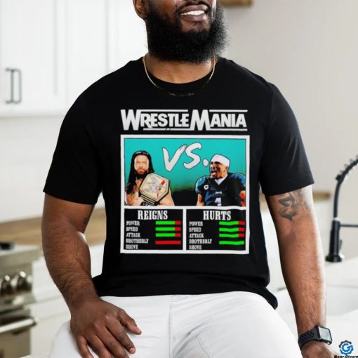 Roman Reigns vs Hurts WrestleMania 40 shirt